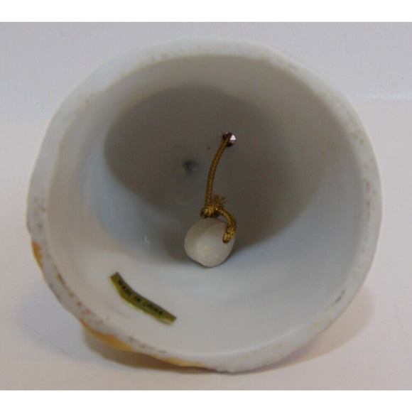 Santa Claus Bell Old World Jolly Christmas Showcase Porcelain Box Vintage Gift - Picture 8 of 14